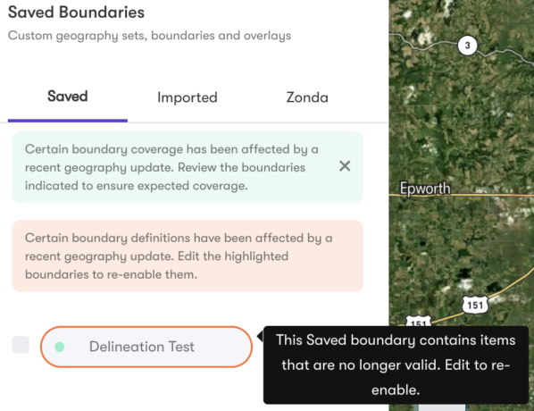 Enterprise - Delineation Test
