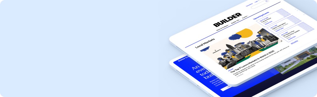 BUILDER advertising and event sponsorships