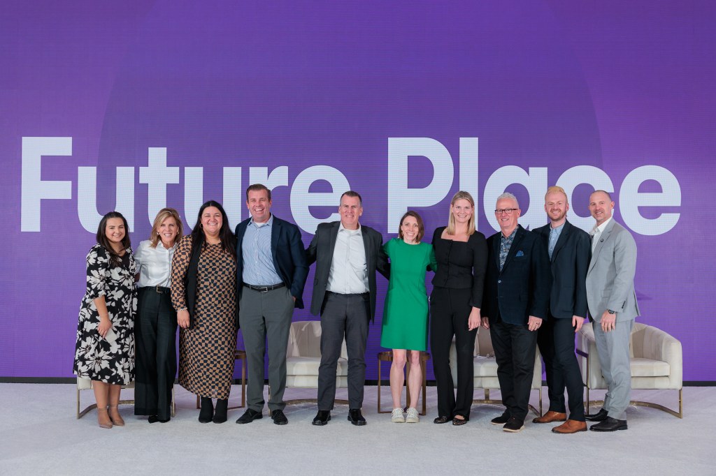 Zonda employees at Future Place event